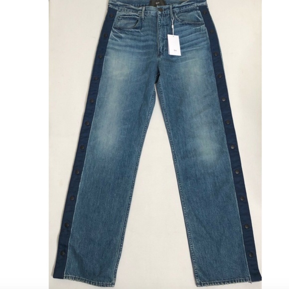 New 3x1 NYC Joy Snap Away Trouser/Wide Leg Jeans - Picture 8 of 10